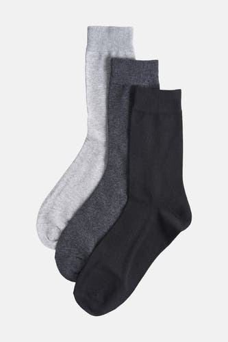 Meerkleurige sokken van ACCESSORIES BY JACK & JONES in verschillende grijstinten.
