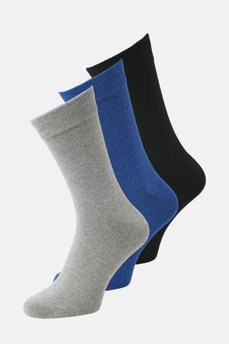 Meerkleurige sokken van ACCESSORIES BY JACK & JONES, in grijs, blauw en zwart.