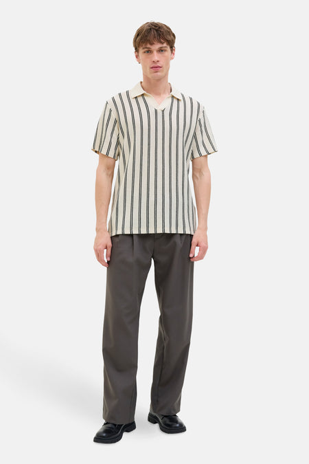 Polo met korte mouwen - Beige