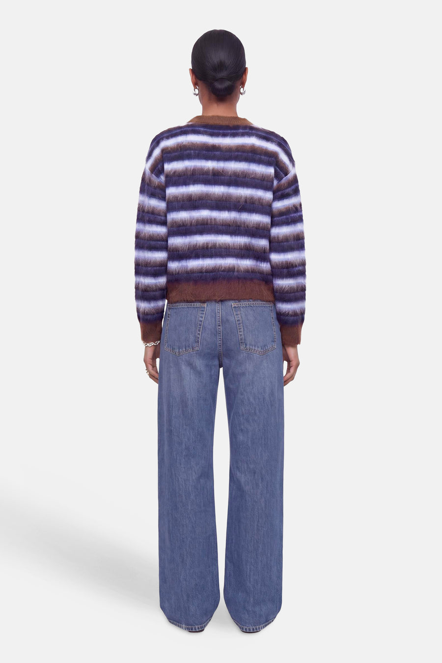 Pull col O bleu - JJXX