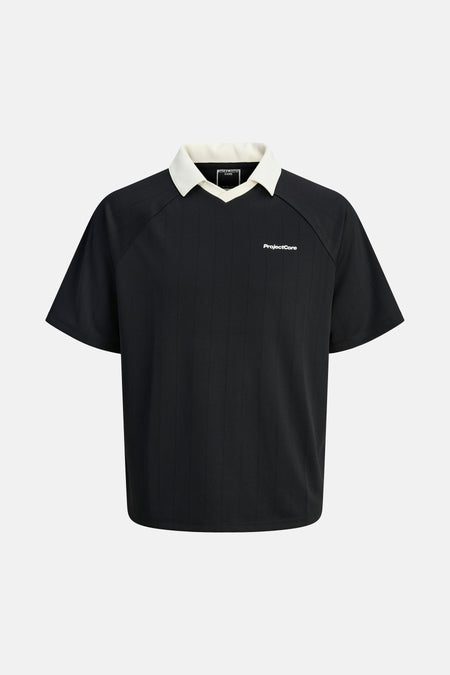 Polo met korte mouwen - zwart