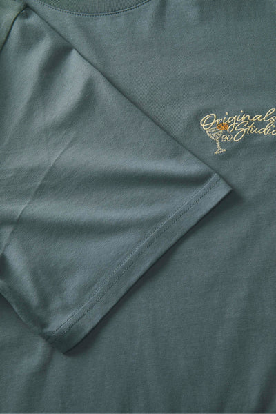 T-shirt (korte mouwen) Blauw - ORIGINALS BY JACK & JONES