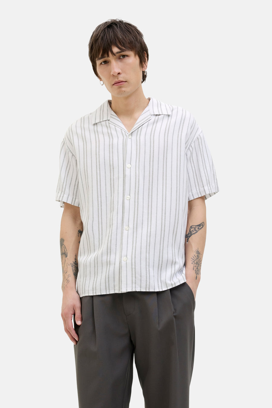 Hemd met korte mouwen - Wit - PREMIUM BLUE by JACK & JONES