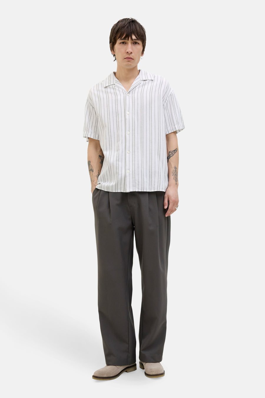 Hemd met korte mouwen - Wit - PREMIUM BLUE by JACK & JONES