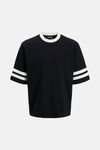 JCORETREAT CONTRAST STRIPE SS CREW NECK