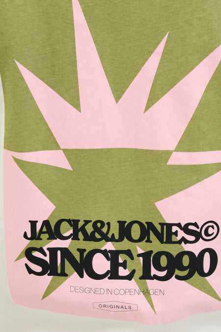 T-shirt (manches courtes) Écru - ORIGINALS BY JACK & JONES