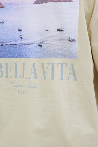 T-shirt à manches courtes - Écru - ORIGINALS BY JACK & JONES