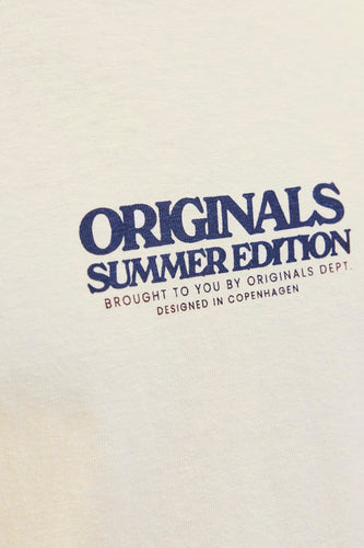 T-shirt à manches courtes - écru - ORIGINALS BY JACK & JONES
