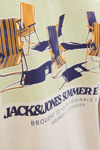 T-shirt à manches courtes - écru - ORIGINALS BY JACK & JONES