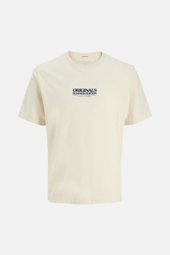 T-shirt à manches courtes - écru - ORIGINALS BY JACK & JONES