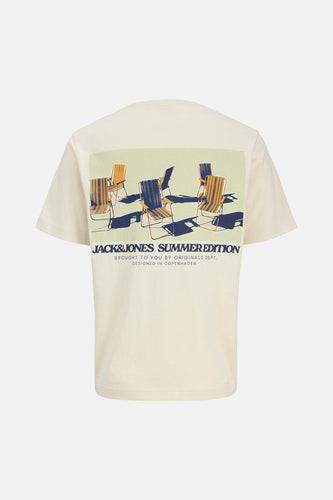 T-shirt à manches courtes - écru - ORIGINALS BY JACK & JONES