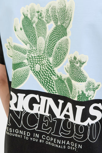 T-shirt à manches courtes - noir - ORIGINALS BY JACK & JONES