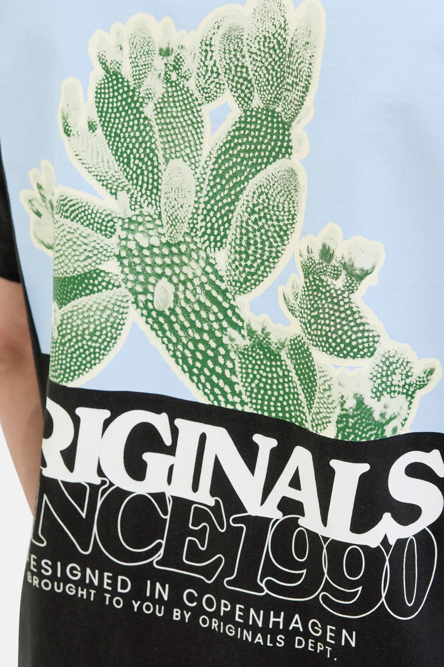 T-shirt à manches courtes - noir - ORIGINALS BY JACK & JONES