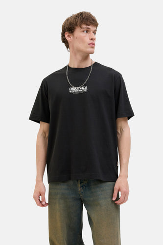 T-shirt à manches courtes - noir - ORIGINALS BY JACK & JONES