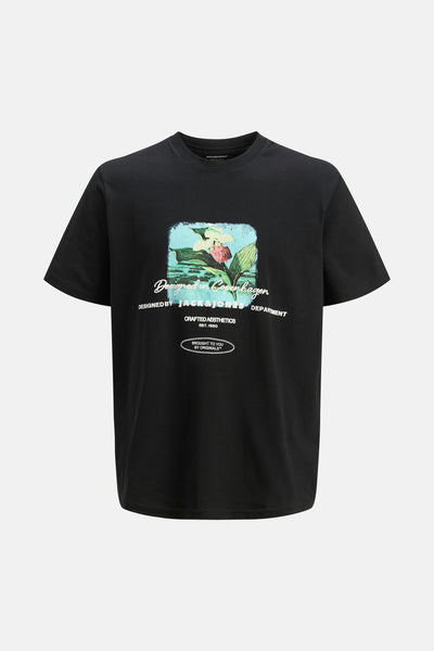 T-shirt (korte mouwen) Zwart - ORIGINALS BY JACK & JONES