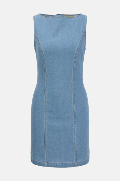 Dames tops kleed zonder mouw Mid blue denim - JJXX