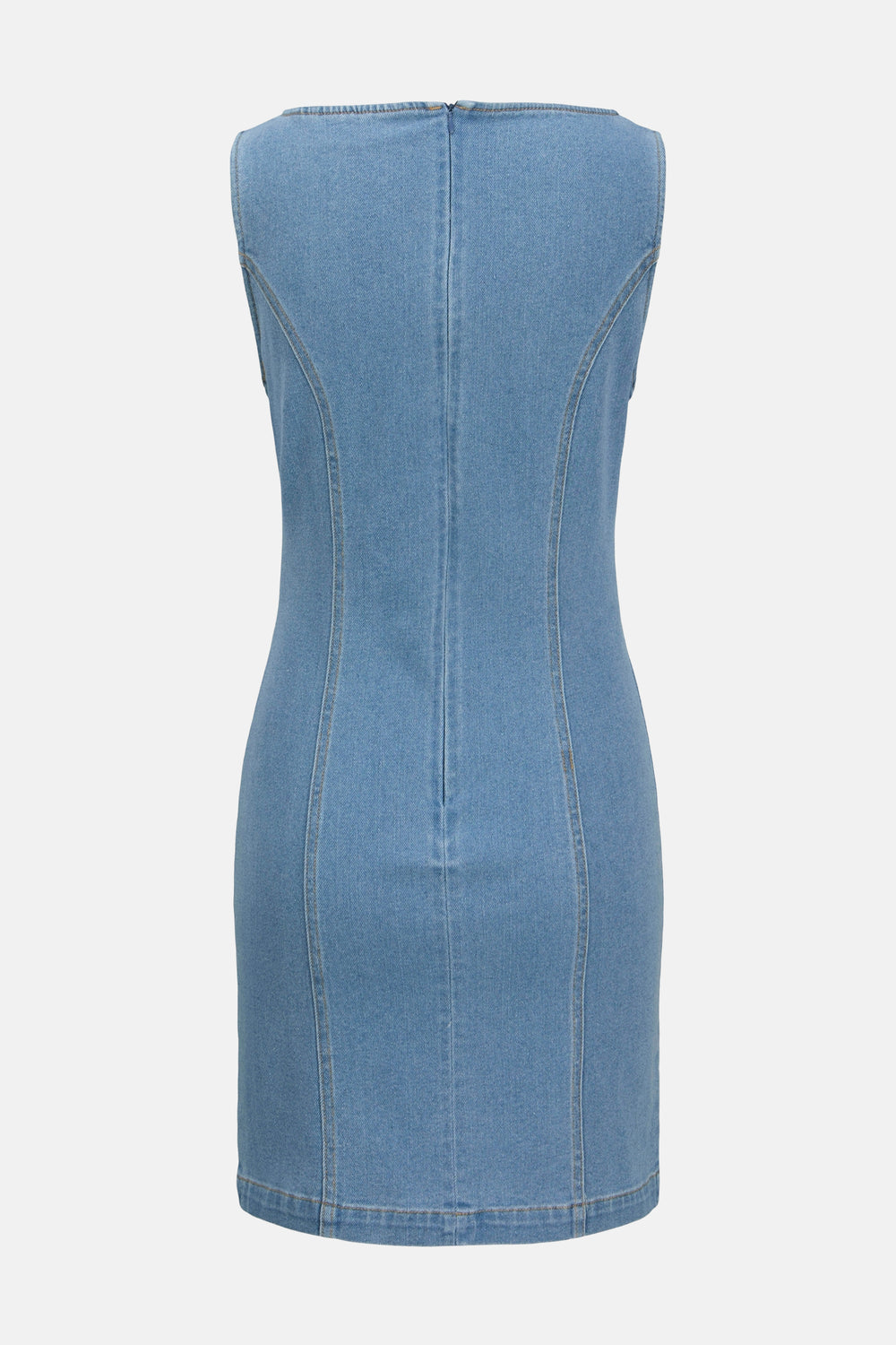 Dames tops kleed zonder mouw Mid blue denim - JJXX
