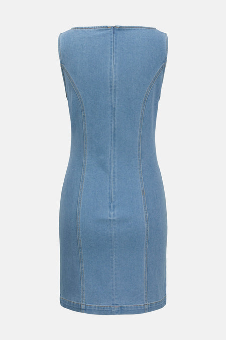 Kleedjes zonder mouwen Mid blue denim - JJXX