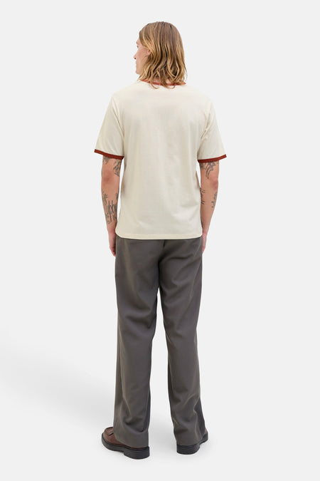 T-shirt (manches courtes) Écru - ORIGINALS BY JACK & JONES