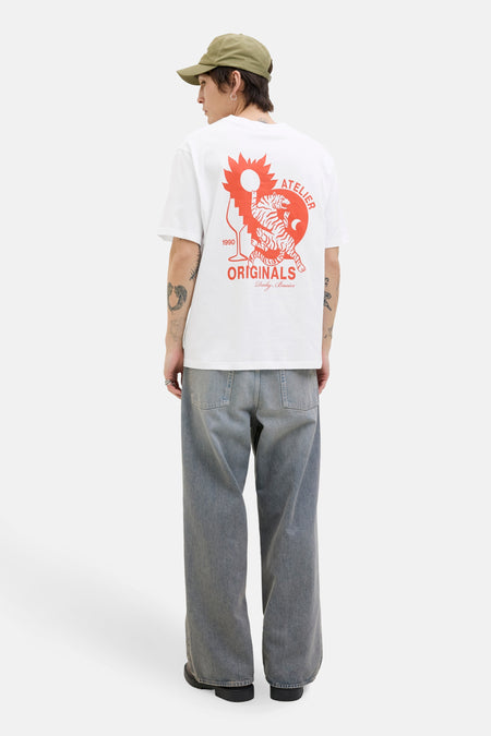 T-shirt (manches courtes) Blanc - ORIGINALS BY JACK & JONES