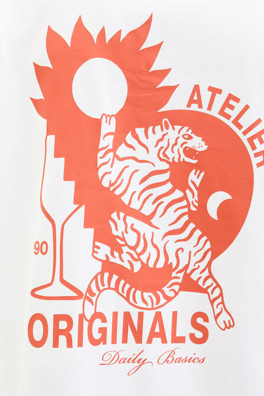 T-shirt à manches courtes - blanc - ORIGINALS BY JACK & JONES