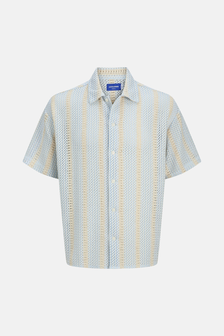 Chemise à manches courtes - Bleu clair - ORIGINALS BY JACK & JONES