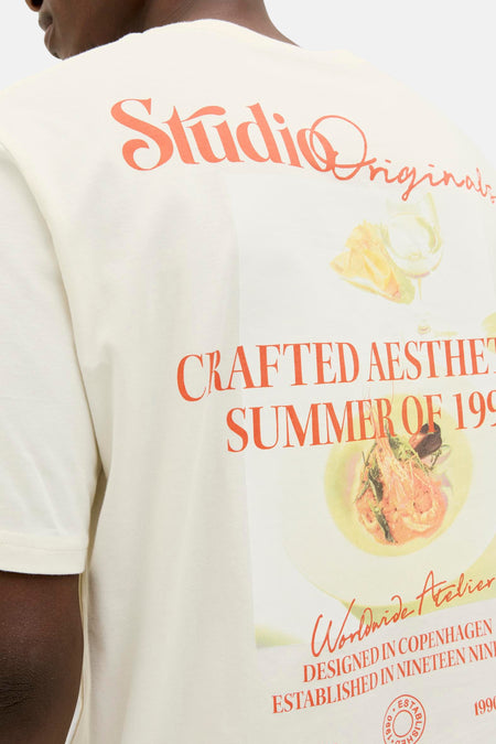 T-shirt met korte mouwen - ecru