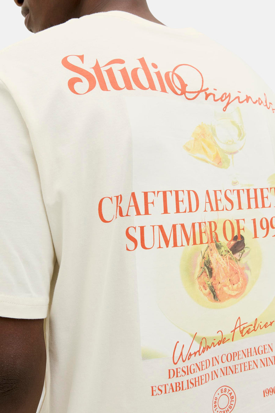 T-shirt à manches courtes - écru - ORIGINALS BY JACK & JONES - 4