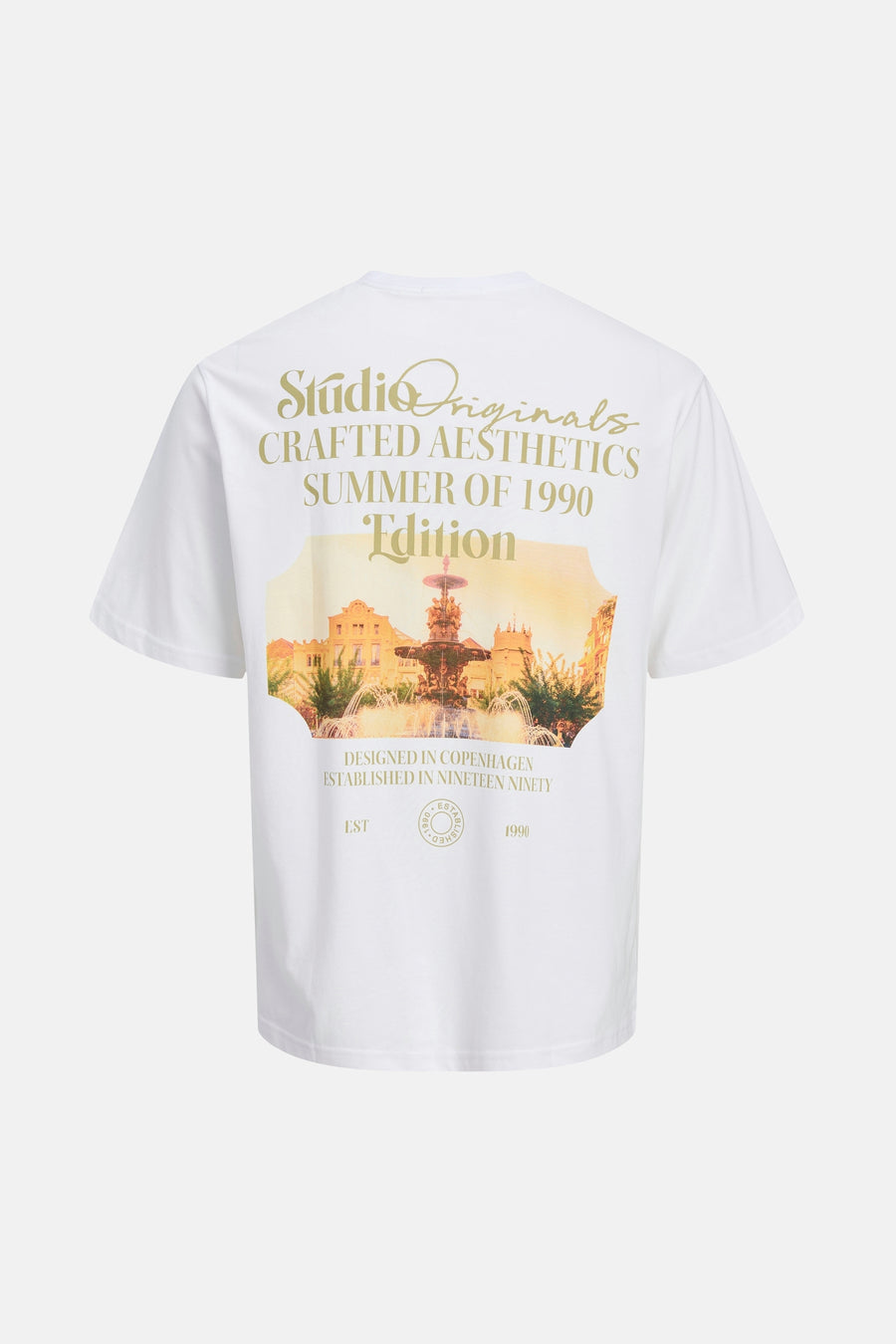 T-shirt met korte mouwen - wit - ORIGINALS BY JACK & JONES - 8