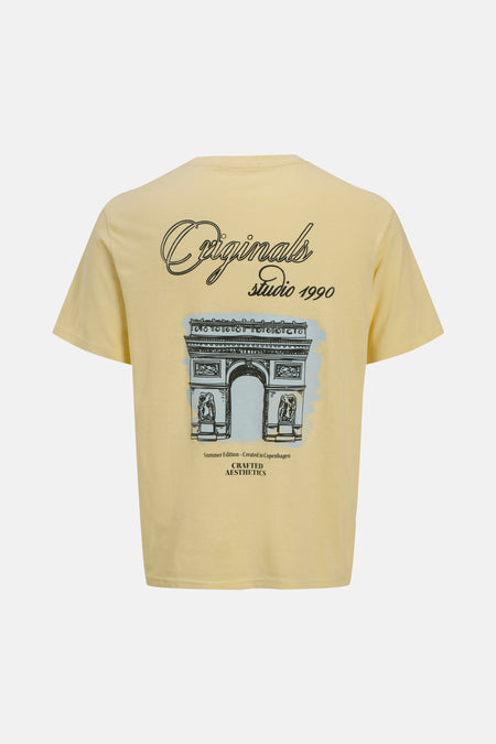 T-shirt (manches courtes) Beige - ORIGINALS BY JACK & JONES