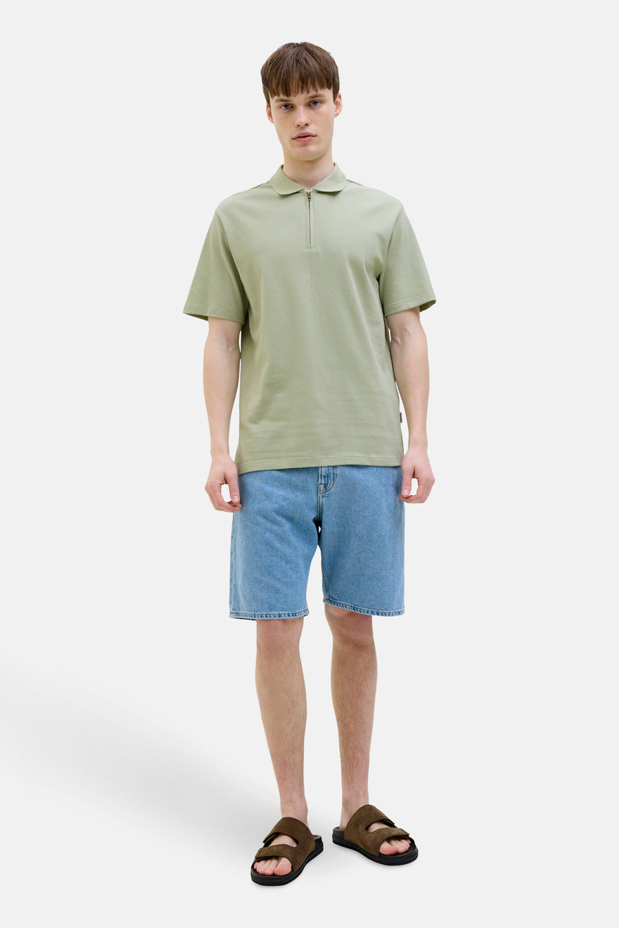 Polo met korte mouwen - groen - JJREBEL - 2