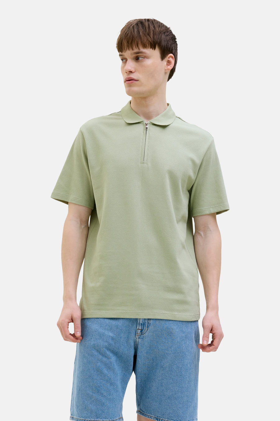 Polo met korte mouwen - groen - JJREBEL - 1