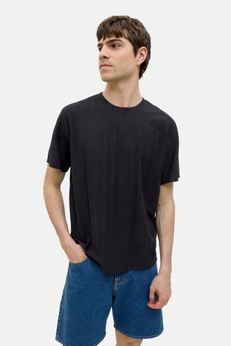 T-shirt à manches courtes - noir - JJREBEL