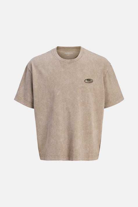 JCORETREAT ACID WASH TEE SS CREW NECK