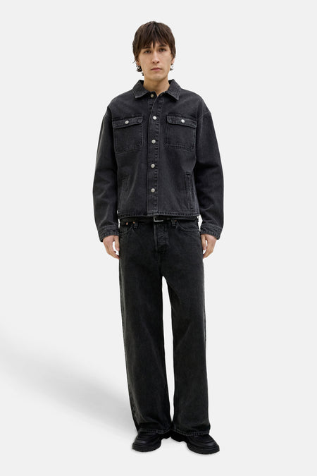 Jeans wide dark grey denim - JACK & JONES JEANS INTELLIGENCE