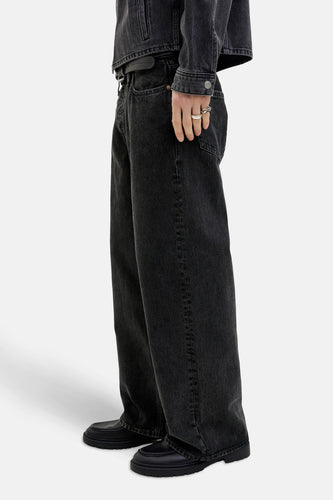 Jeans wide dark grey denim - JACK & JONES JEANS INTELLIGENCE - JACK & JONES JEANS INTELLIGENCE