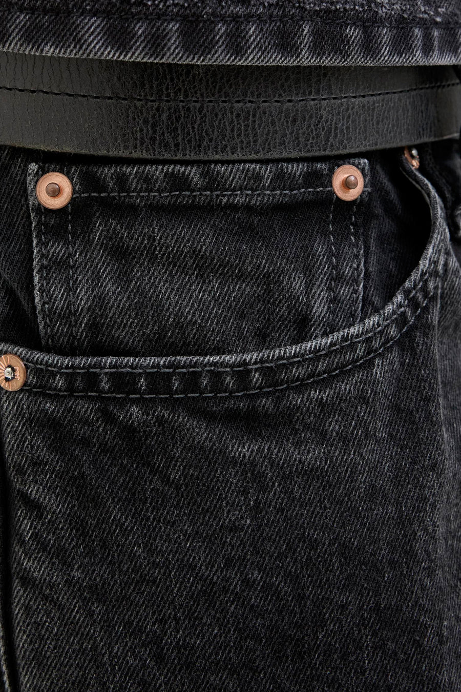 Jeans wide dark grey denim - JACK & JONES JEANS INTELLIGENCE - JACK & JONES JEANS INTELLIGENCE