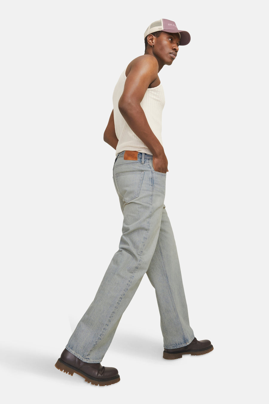 Jeans wide light blue denim - JACK & JONES JEANS INTELLIGENCE - JACK & JONES JEANS INTELLIGENCE