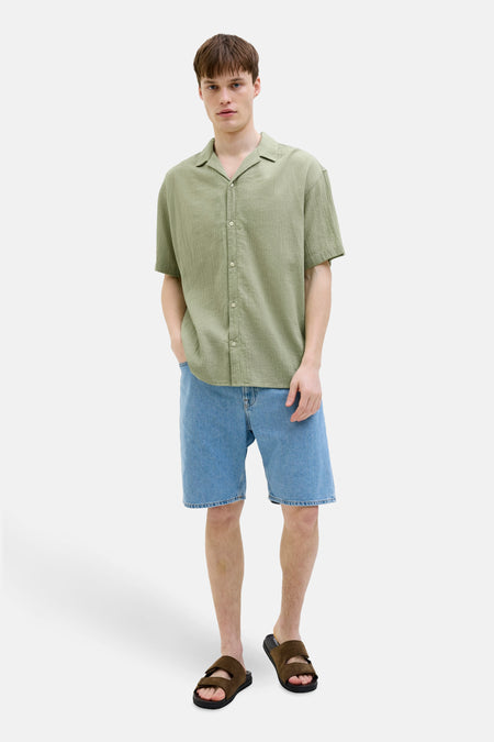 Chemise (manches courtes) Vert - JJREBEL