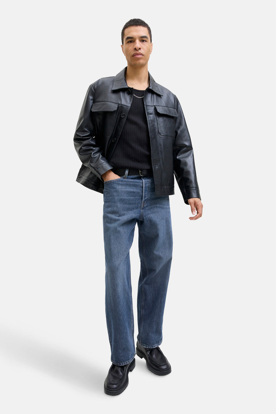 ALEX - mid blue denim - JACK & JONES JEANS INTELLIGENCE