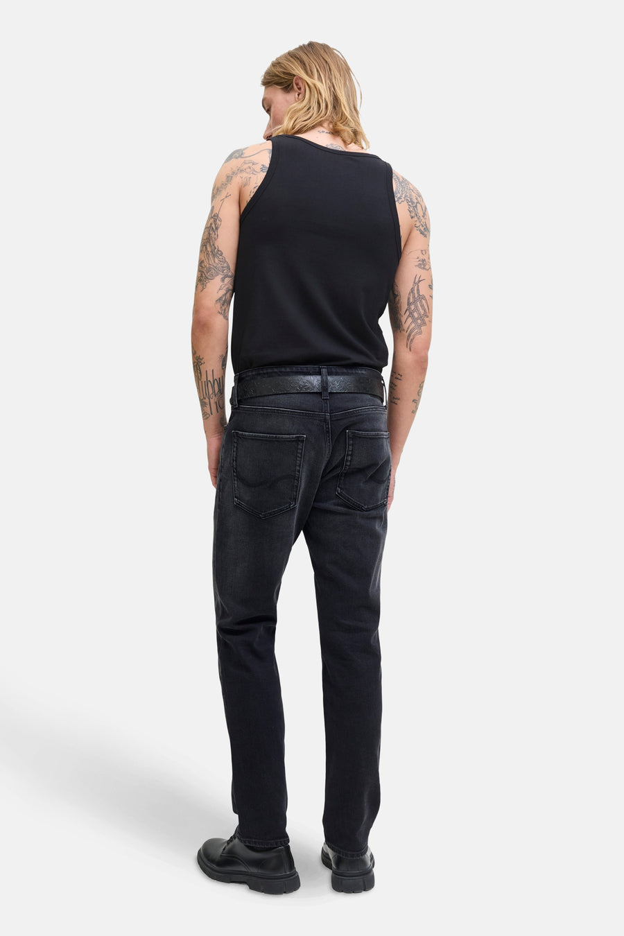 Jeans straight dark grey denim - JACK & JONES JEANS INTELLIGENCE - JACK & JONES JEANS INTELLIGENCE