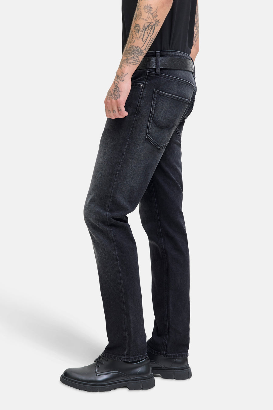Jeans straight dark grey denim - JACK & JONES JEANS INTELLIGENCE - JACK & JONES JEANS INTELLIGENCE