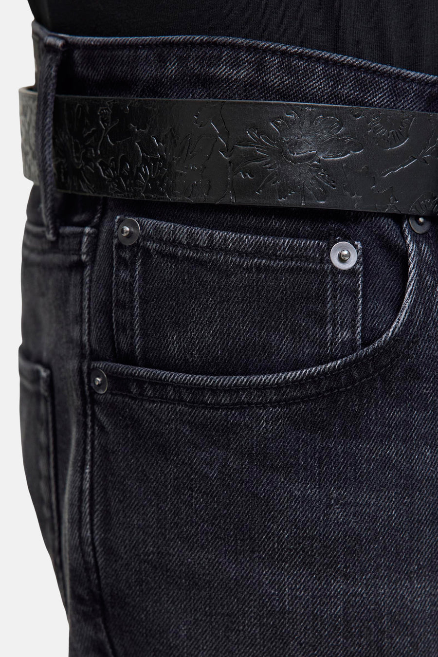 Jeans straight dark grey denim - JACK & JONES JEANS INTELLIGENCE - JACK & JONES JEANS INTELLIGENCE