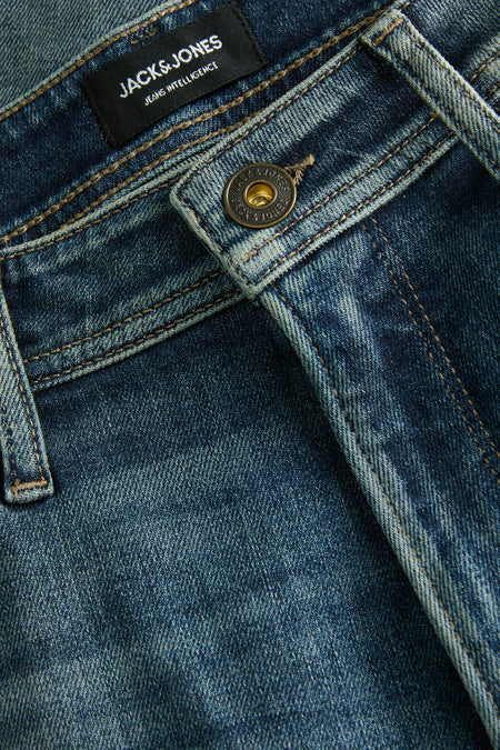 Jeans straight mid blue denim - JACK & JONES JEANS INTELLIGENCE