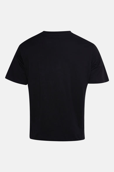 Zwart T-shirt met korte mouwen van ORIGINALS BY JACK & JONES, achterkant gezien.