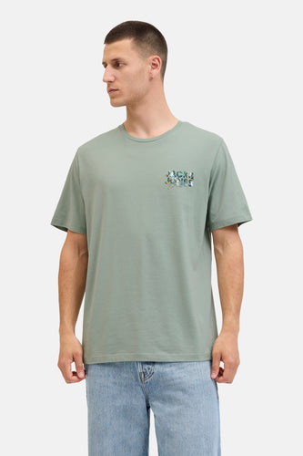 T-shirt à manches courtes - vert - ORIGINALS BY JACK & JONES