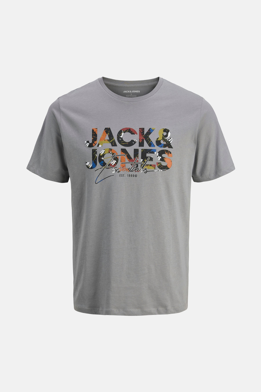 T-shirt à manches courtes - gris - ORIGINALS BY JACK & JONES