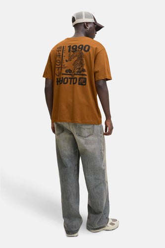 T-shirt à manches courtes - brun - ORIGINALS BY JACK & JONES