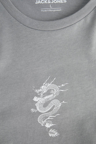 T-shirt à manches courtes - gris - ORIGINALS BY JACK & JONES