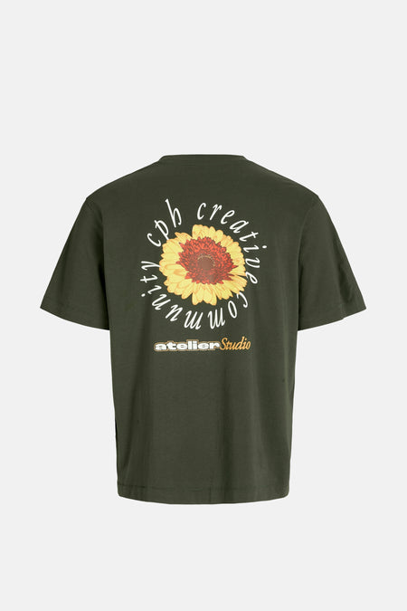 T-shirt met korte mouwen - groen